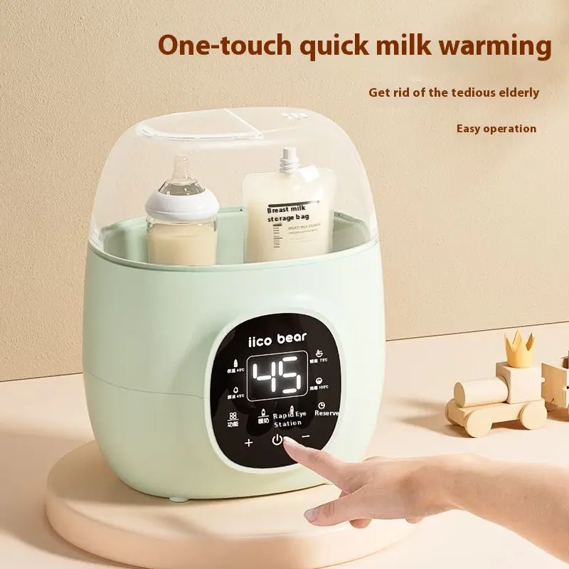 Máy hâm sữa cho Em Bé Nhiệt độ không đổi, Bình Sữa cho ăn tự động, Khử trùng, Sữa ấm, Ba trong một, Gia dụng, Ủ nhiệt bằng nước sôi, với Bộ điều nhiệt 4