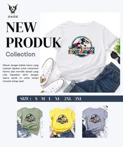 TSHIRT KATUN PREMIUM MOTIF MOTHERHOOD / KAOS LENGAN PENDEK WANITA Cotton Cotton Combed Melar Nyaman Panjang Sablon Simple