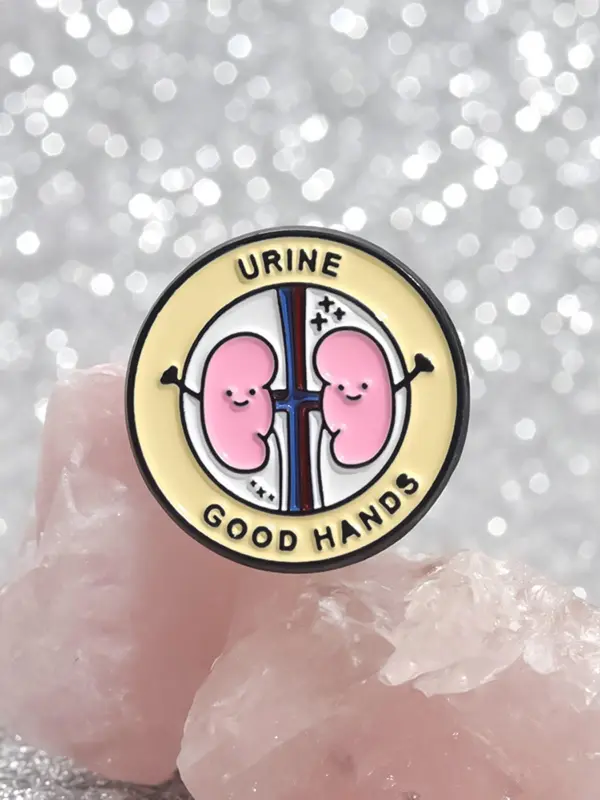 Urine Good Hands Enamel Pin, Cute Medical Kidney Urology Doctor Nurse Brooch, Lapel Badge Jewelry Gifts for Medicine Students 5