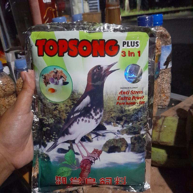 TOP SONG plus 3 in 1 pakan burung 0