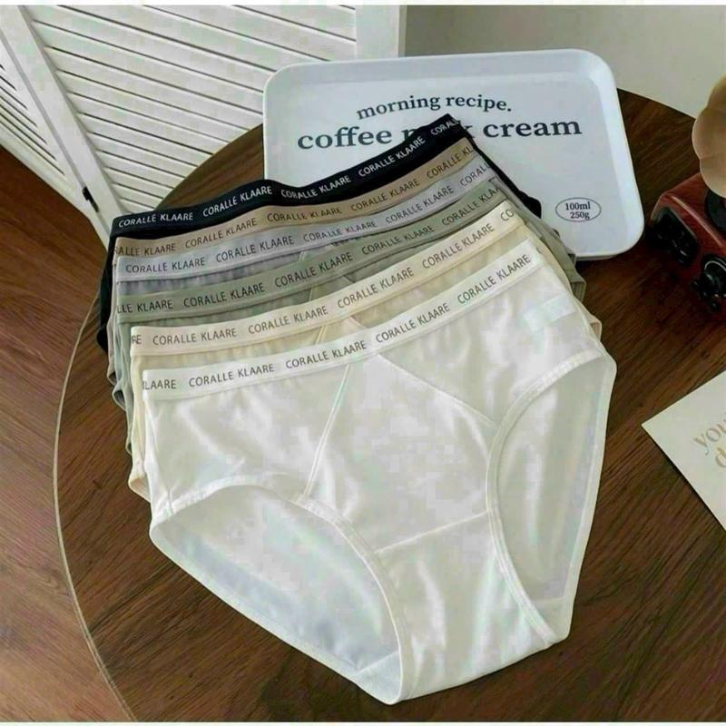 Combo 5 Quần lót nữ su lạnh cotton women cạp chữ trẻ trung chất mềm mát M54. 4