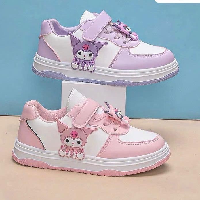 Giày bata thể thao cho bé gái cho bé hình công chúa mềm nhẹ em mã D06
