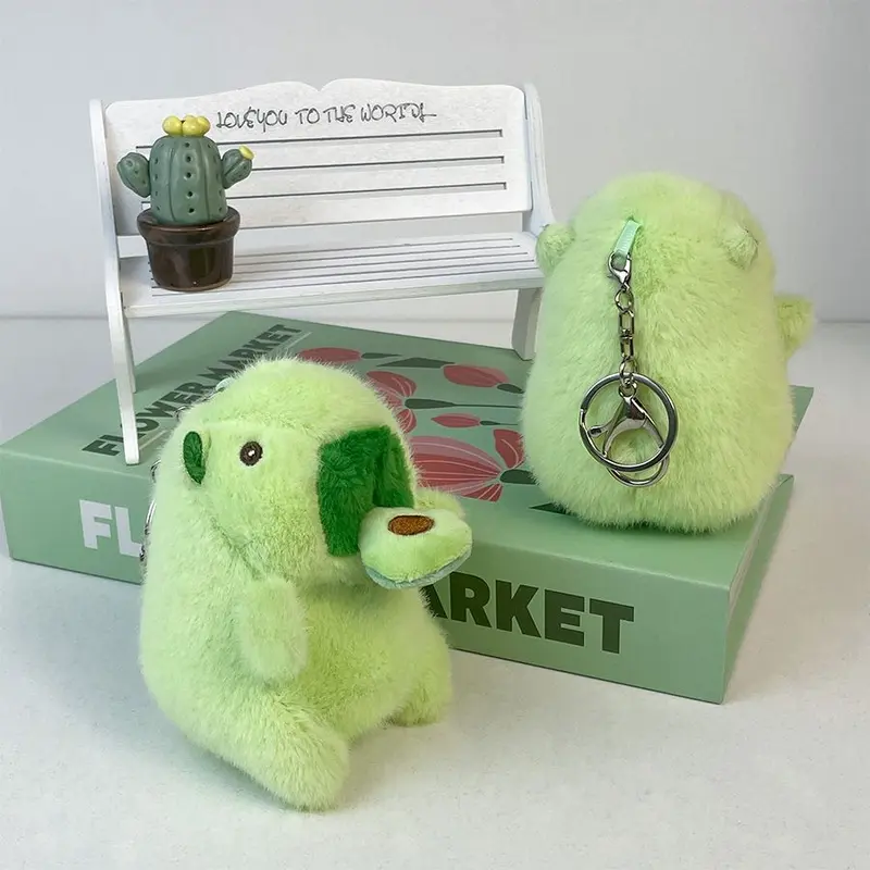 Búp Bê Nhồi Bông Capybara, Thiết Kế Bắp Cải Bơ Sáng Tạo, Đồ Chơi Lên Dây Cót Vui Nhộn, Thích Hợp Cho Trẻ Em, Mặt Dây Chuyền Gói Móc Chìa Khóa Women Móc Chìa Khoá Len 3