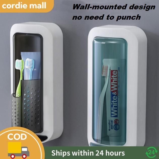 Rotating toothbrush and toothpaste storage rack Bathroom 360 - TikTok ...