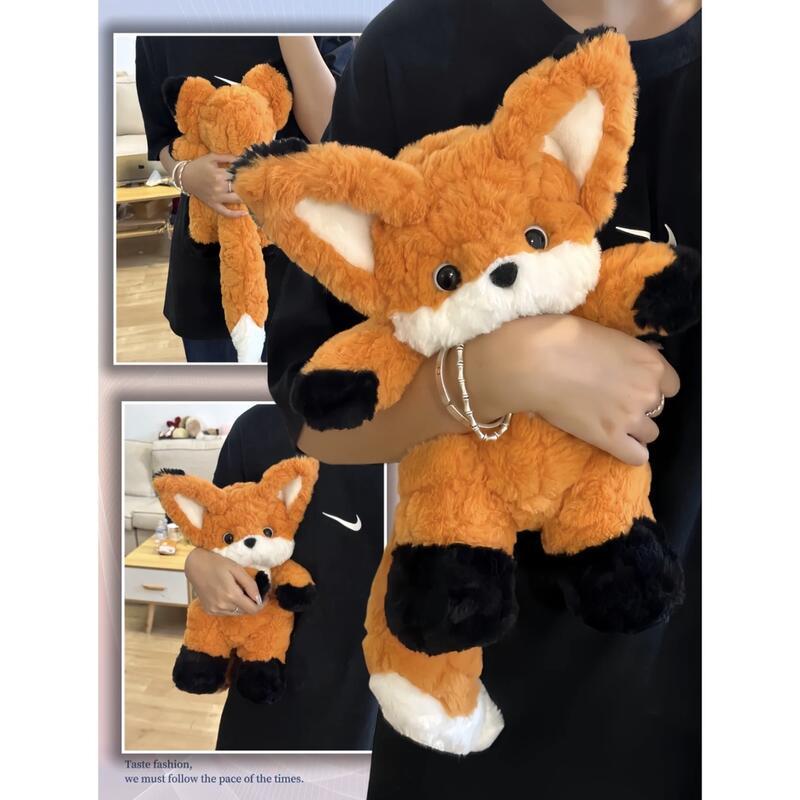 Good Night Fox Little Three Things Set Super Cute Good Night Plush Toy Ragdoll Fox Sleeping Doll Girl Gift Birthday Children 0