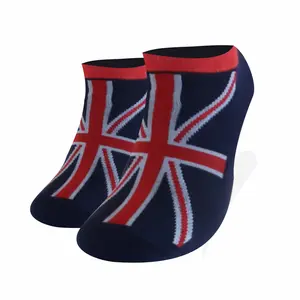 Kaos Kaki Pendek Motif England Flag Serries No. FG4