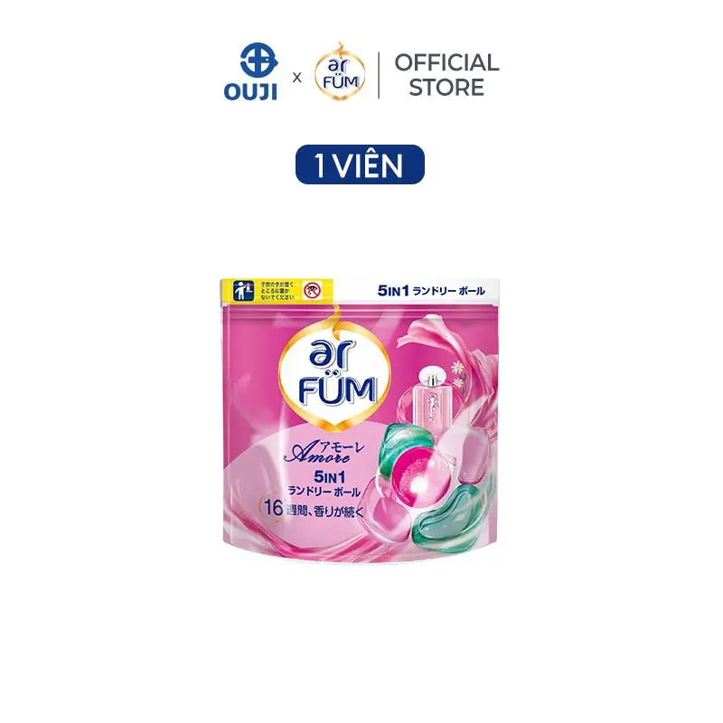 [DUY NHẤT 4-6/5][LIVE] Túi Viên Giặt Xả arFum 5in1, khử mùi 99% (1 viên) Làm Sạch & Lưu Hương
