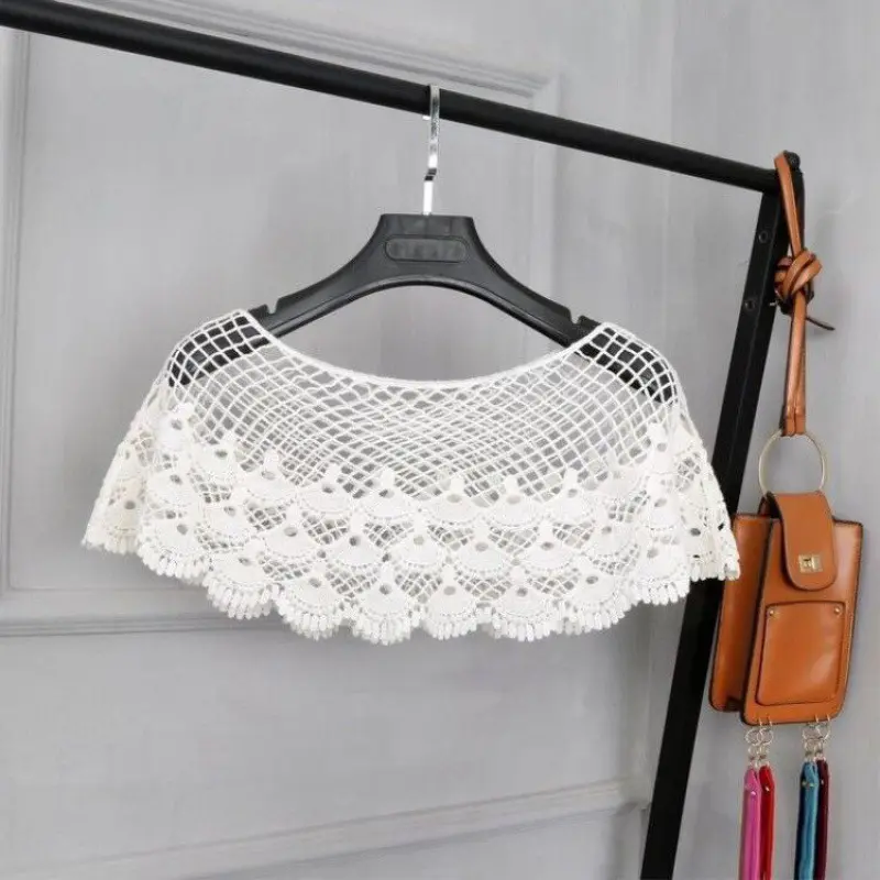Fashion scarf for women solid color hollow scarf spring and summer elegant ladies shawl accessories