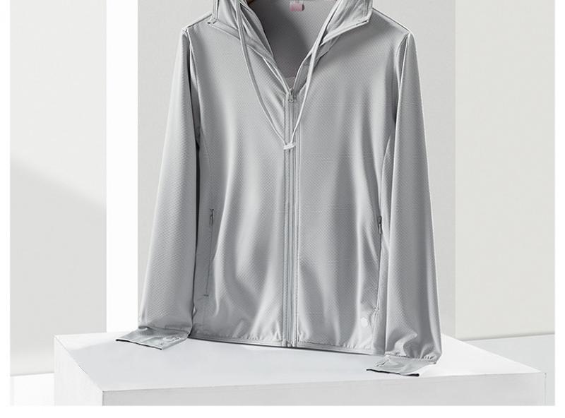 Product Introduction of Ice Silk Summer Sun Protective Clothes Women's UV Protection UPF50 + Breathable Brim Detachable Sun-Protective Clothing Men 13