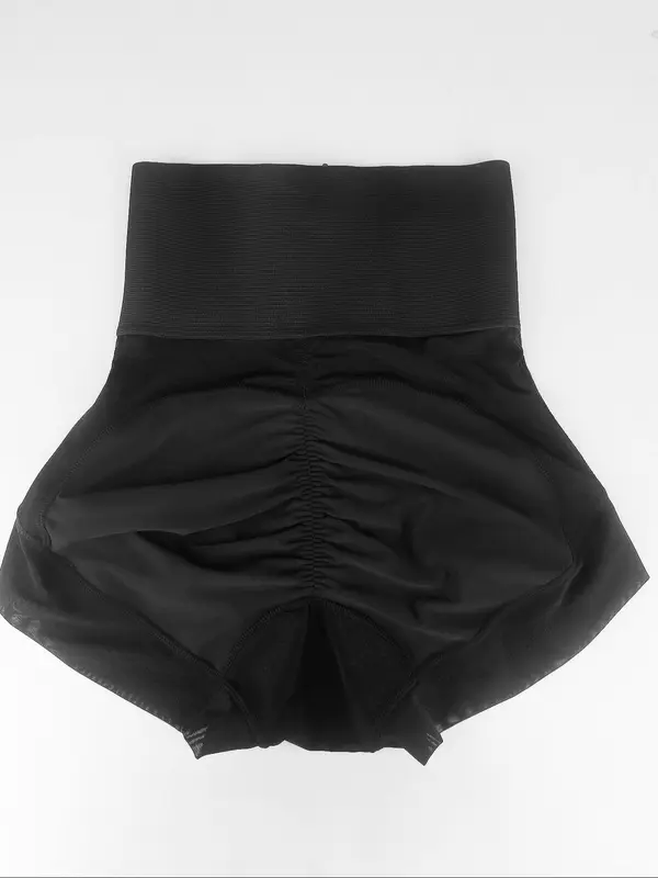 Women's Solid High Waist Shapewear Shorts, Tummy Control Butt Lifting Shaper, High Stretch Shapewear Bottoms for Daily Wear 6