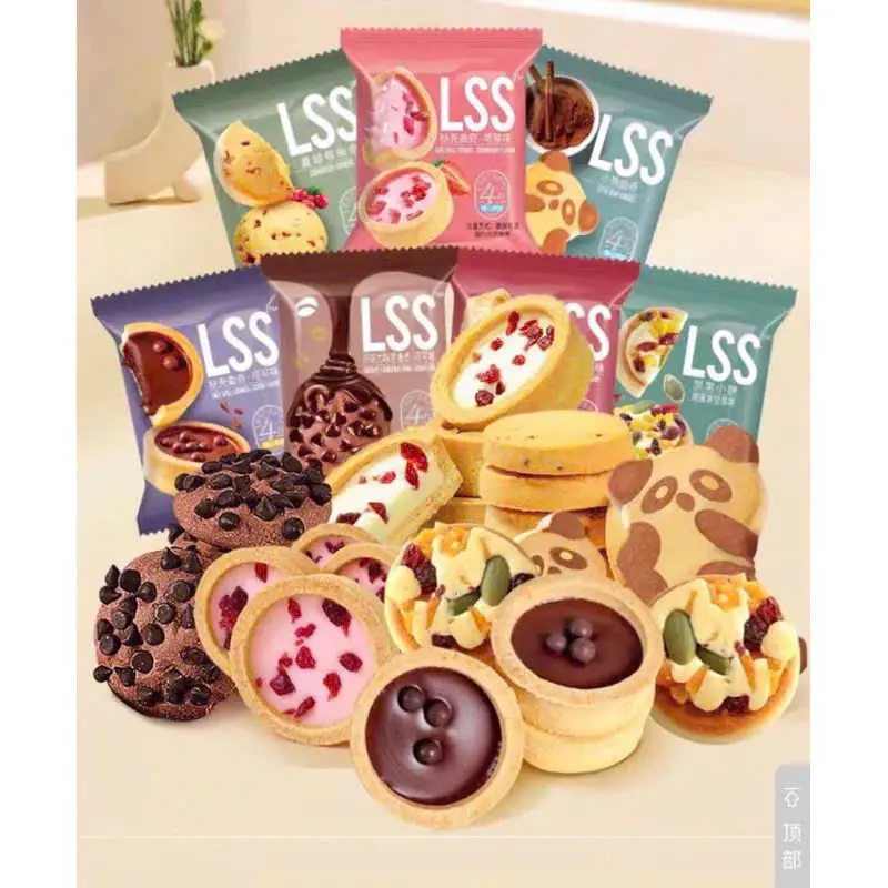 Bánh quy Bơ Sữa Mix 6 vị Túi Lớn 1 KG - BÁNH Quy LSS Socola Sữa Chua việt quất Thơm Ngon 0