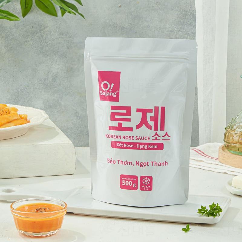 Osajang - xốt Rose dạng kem phô mai - xốt nấu ăn - date 6 tháng 0