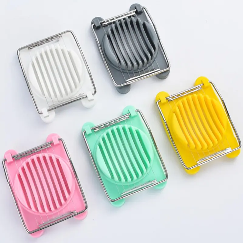 Egg Cutter Manual Egg Slicer Food Processor Attachment Tools Shredder Tubeless Steel Cooking Accessories Kitchen Cooking Devices