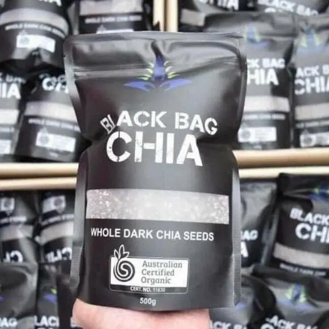 Hạt Chia Đen Úc 500g Black Chia Seed Hữu cơ hạt chia 2