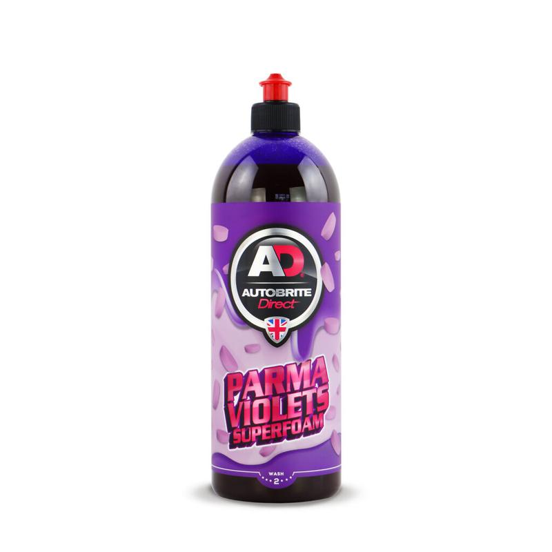 Autobrite Parma Violet Super Snow Foam - Biodegradable Foam for Light Dirt and Debris Removal with PH Neutral and Amazing Parma Violet Scent! 0