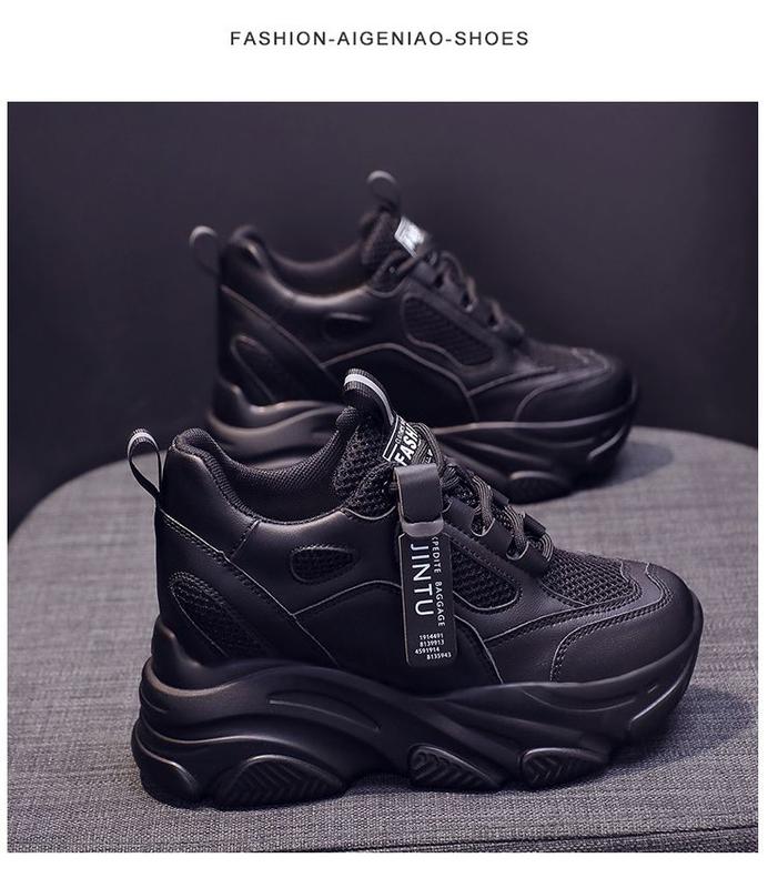 Product Introduction of Giày Lưới Thoáng Khí Cho Nữ, Giày Thể Thao Mới, Dad Shoes Đế, Giày Trắng Thường Ngày Đế Tăng Chiều Cao Mùa Lò Xo 2023 10
