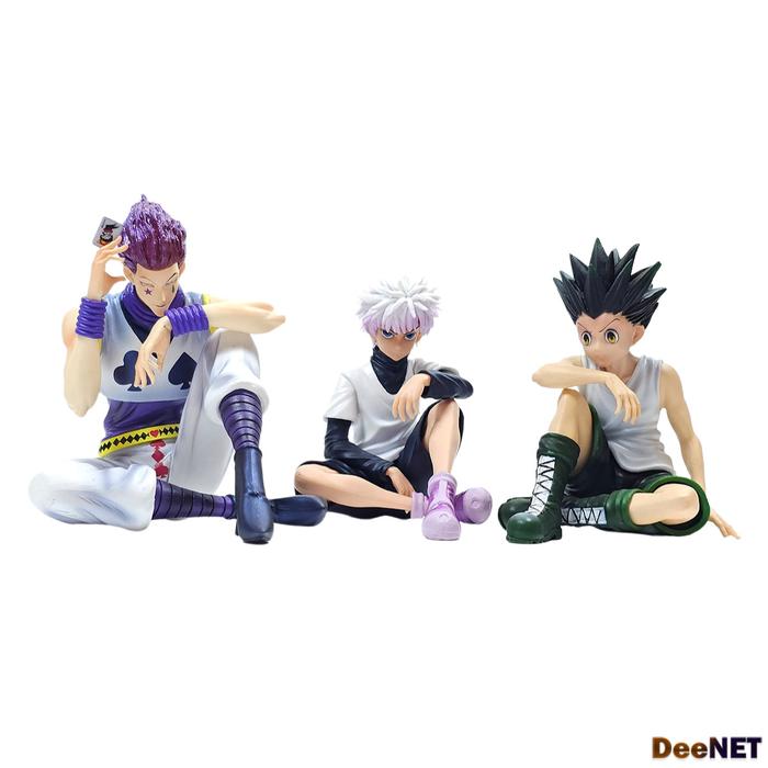 Set De 2 Figurines HxH Killua Et Gon – PVC 27 Cm – Statuettes Collection, Décoration De Bureau