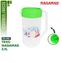 Gambar NAGAMAS Teko Air Minum 2.1 Liter Water Jug Bahan Plastik Tebal Food Grade BPA Free ES002 dari Nagamas Official Store Kota Tangerang 3 Tokopedia