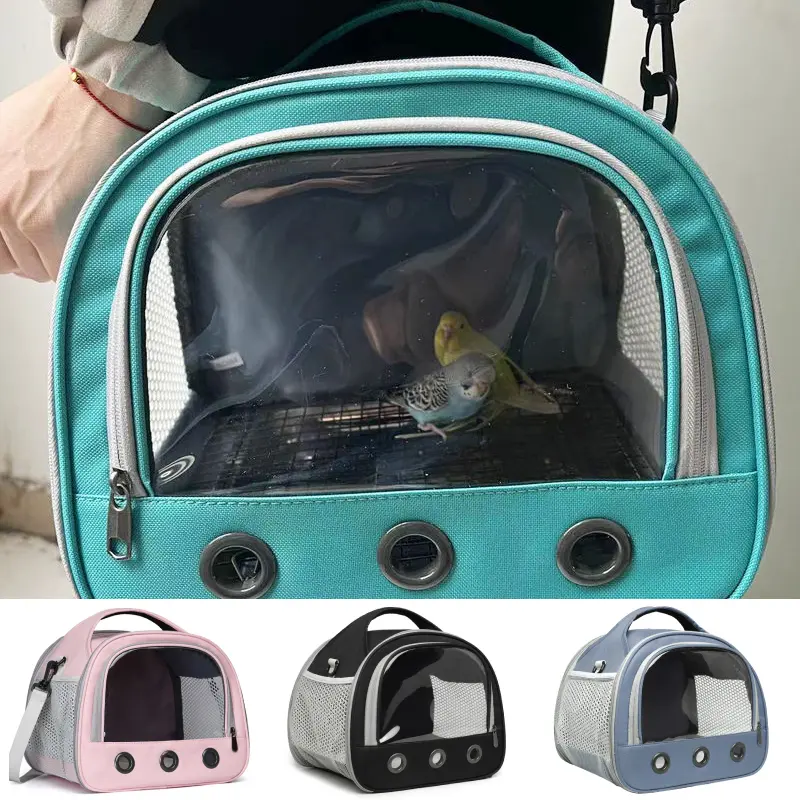 Portable Small Pet Parrot Carrier Bird Travel Cage Guinea Pig Bag Hamster Rat Squirrel Sugar Glider Bunny Bird Carrier Bag
