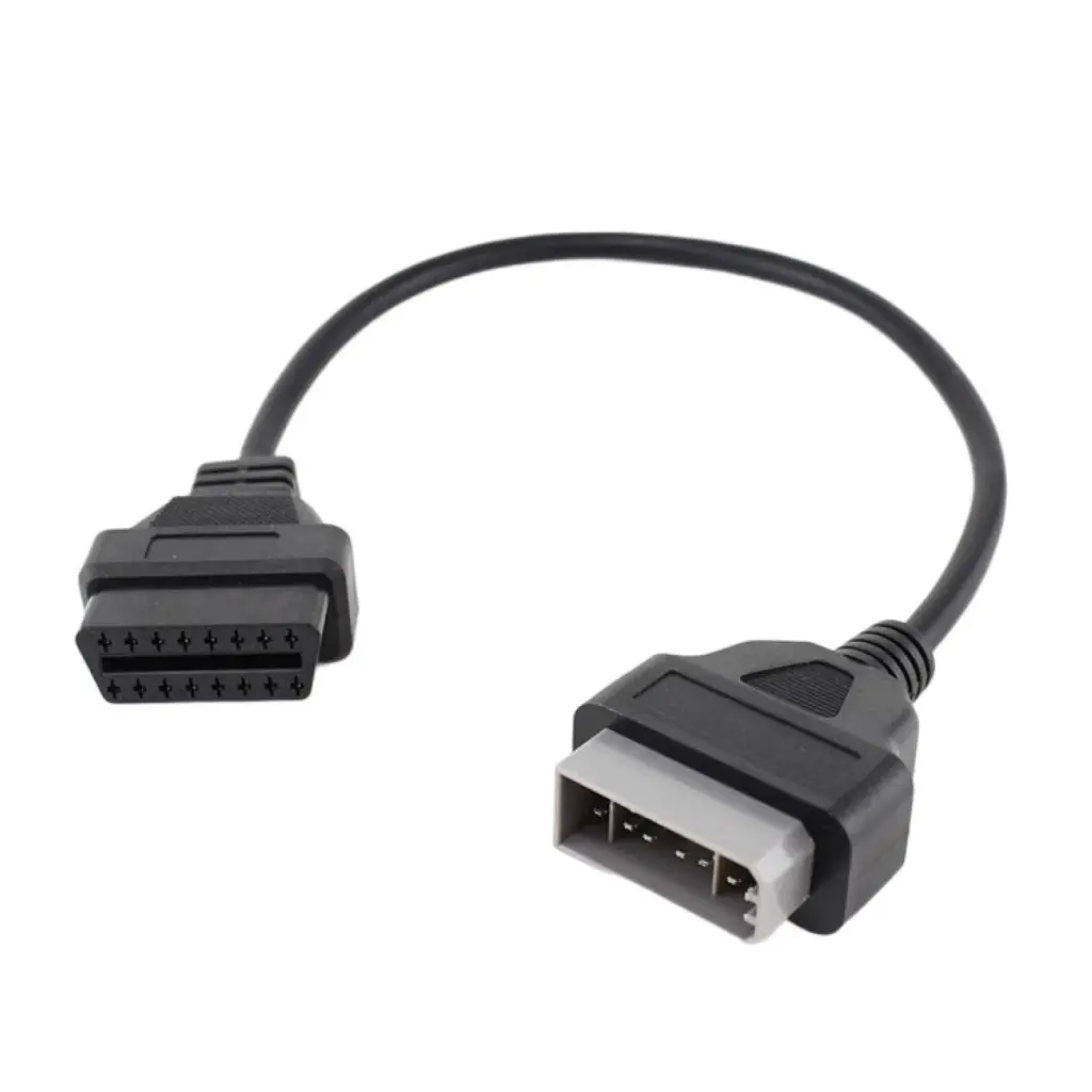 wnnerke- OBD2 Cable Adapter Corrosion-resistant Safe ODB2 Cable OBD2 Diagnostic Cable Connector Simple Operation