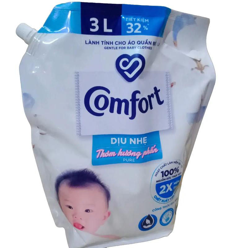 Nước Xả Vải Em Bé Comfort 3,L hương phấn