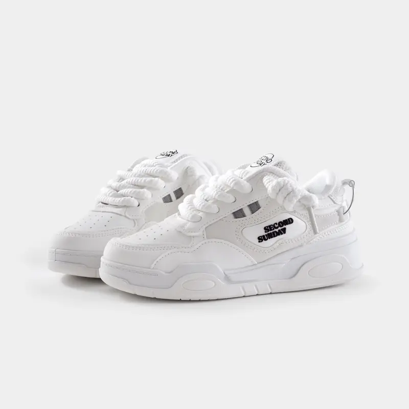 Giày Thể Thao Sneaker Nam Nữ Second Sunday Line Drop Đế Tăng Chiều Cao 4cm SK49 2