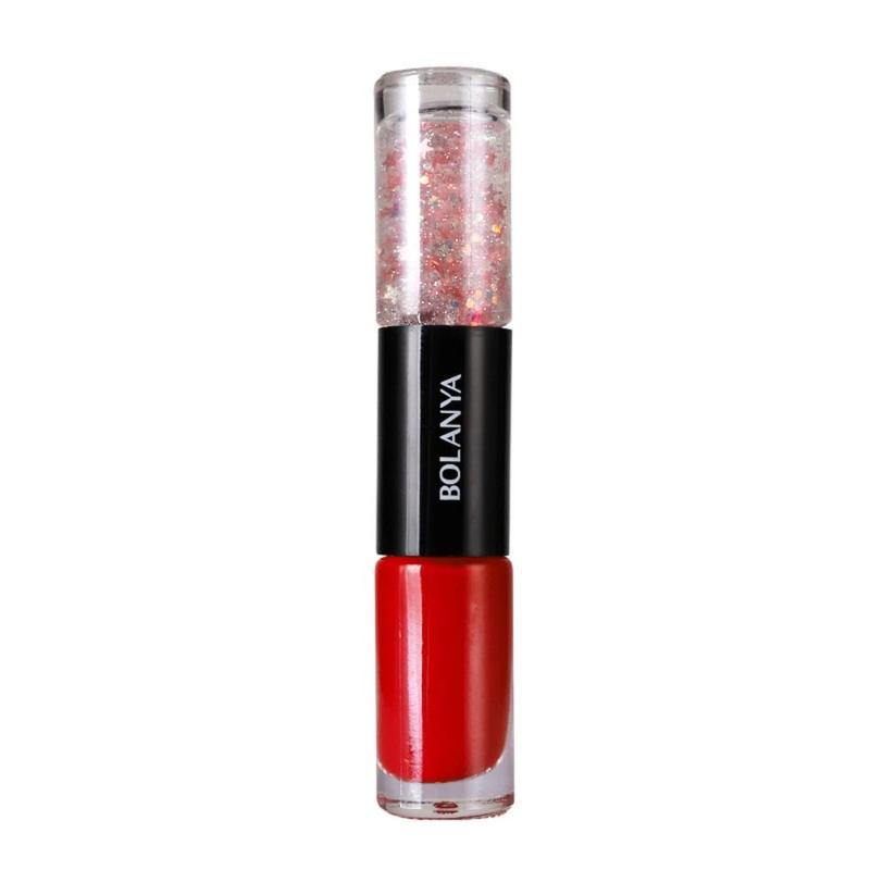Product Introduction of Pengilat Kuku, Dua Hujung, Berkilat, Bebas Penaik, Tahan Lama, Tidak Luntur, Sesuai untuk Kuku Berminyak, Seni Kuku Mood, 12ml, Hibrid, Labuci Berkilauan, Manikur untuk Wanita 18