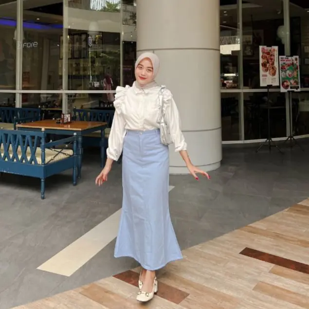 Rok Mermaid Basic Polos Kimka 4