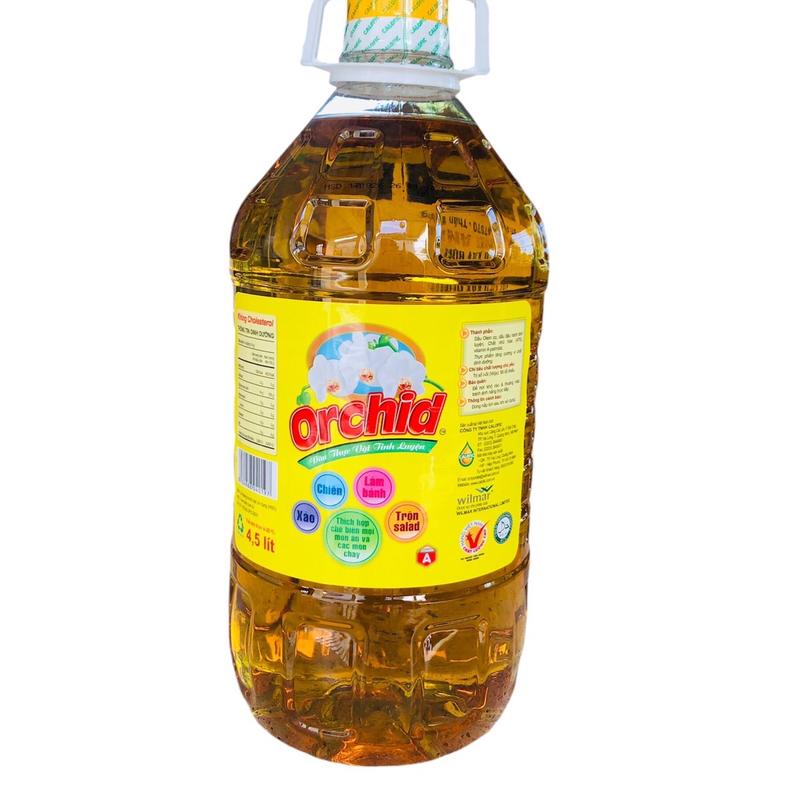 Dầu ăn Orchid ( 5 lít) tinh luyện thực vật không chất bảo quản điều dầu 5 lít cooking  oil