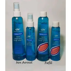 GOOD Extra Strong Non Aerosol Hair Spray Biru Mousse Pomade Tahan Lama & Nutrisi Rambut Sehat Refill