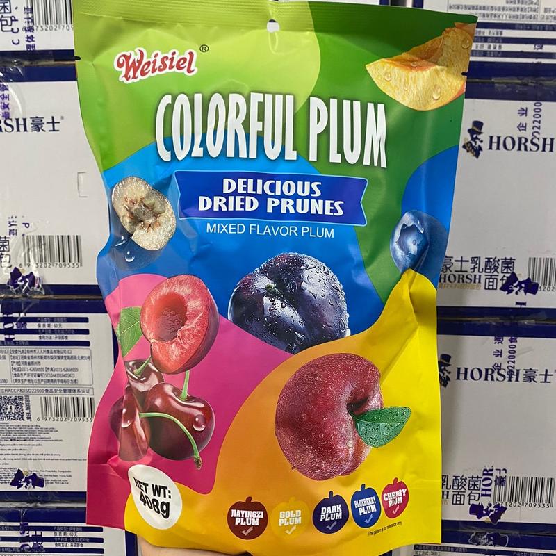  Ô Mai Mix Vị Colorful Plum Túi 408g Siêu Ngon Ăn Vặt Food Chua Snack 
