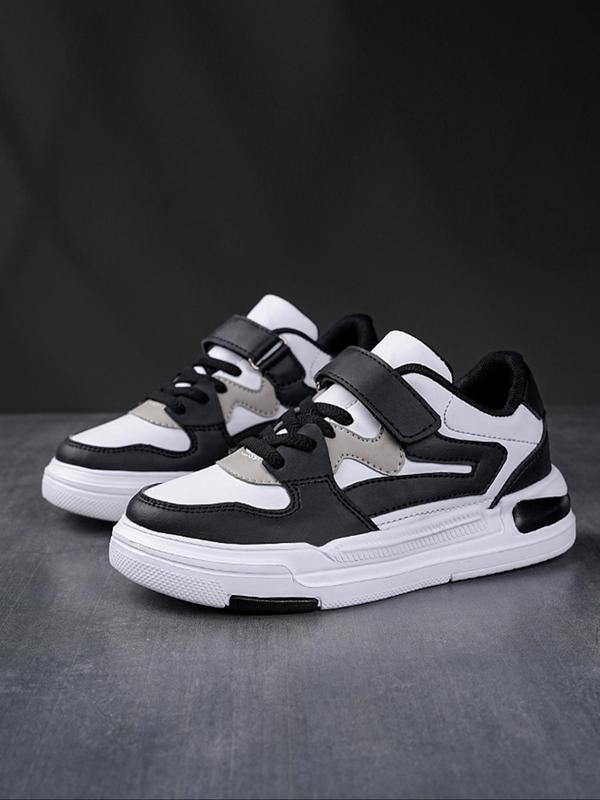 Boys' Fashionable Patchwork High Top Sneakers, Casual Comfortable Sports Shoes for Daily Wear, Trendy All-match Sneakers for Students 2