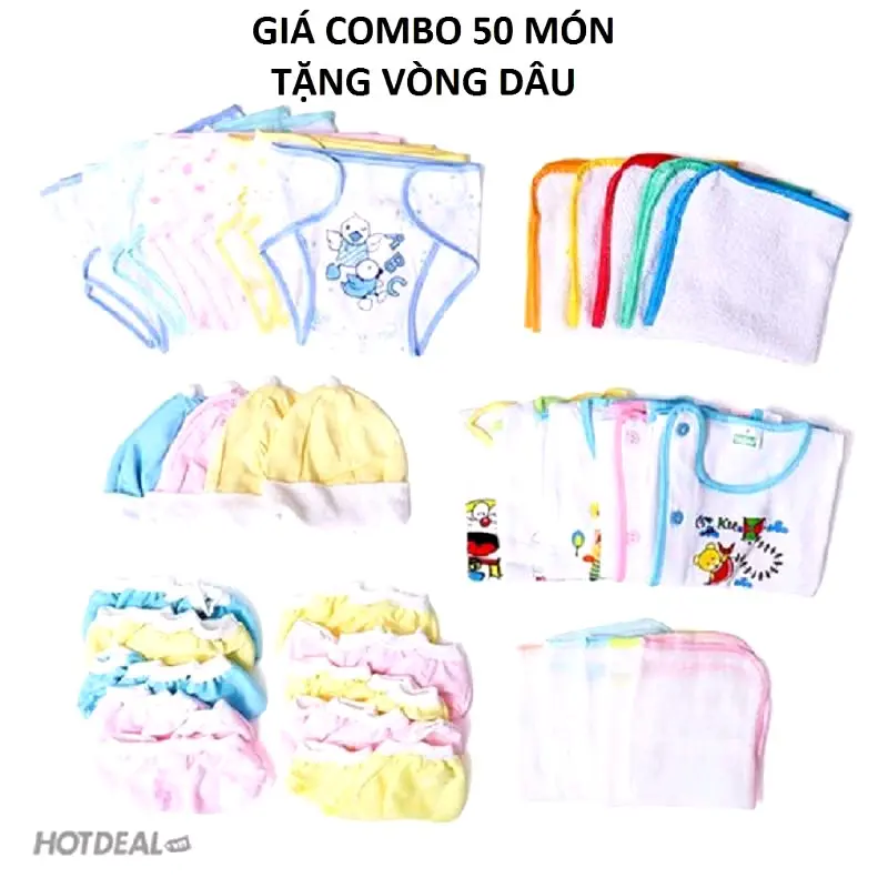 combo 50 món đồ sơ sinh cần thiết cho bé Bikini