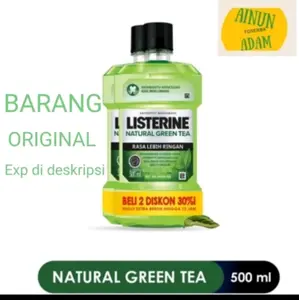 Listerine Green Tea 500 ( Twin Pack ) Kumur Mulut