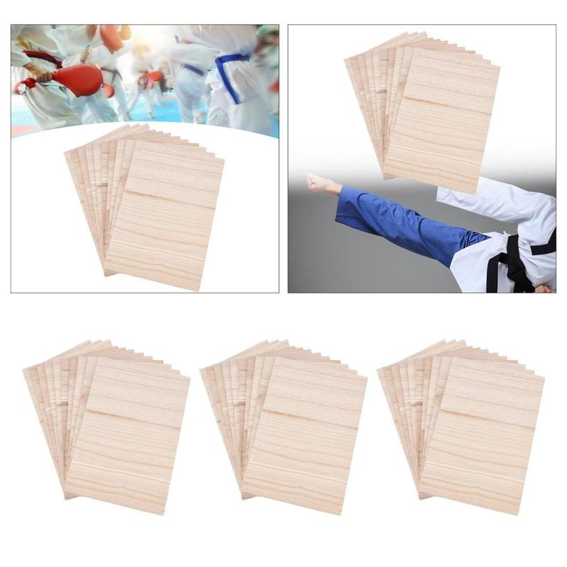 10 Pieces Wood Breaking Board Training Equipment Punching Taekwondo Board 3