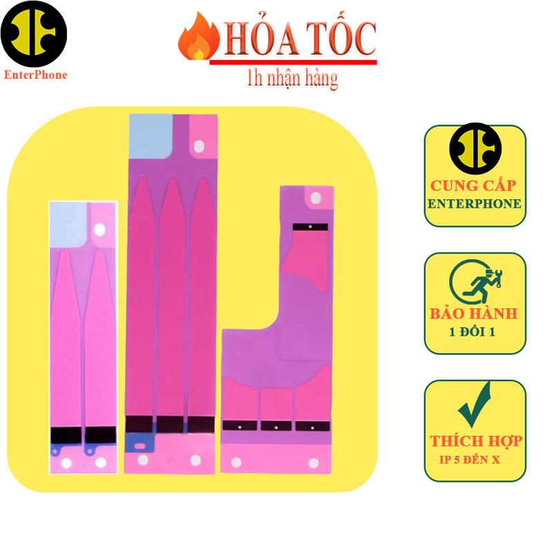 Seal keo dán pin 5, 5S, 5SE, 6, 6S, 6 Plus, 7 Plus, 8, 8 Plus, X đến 15 promax