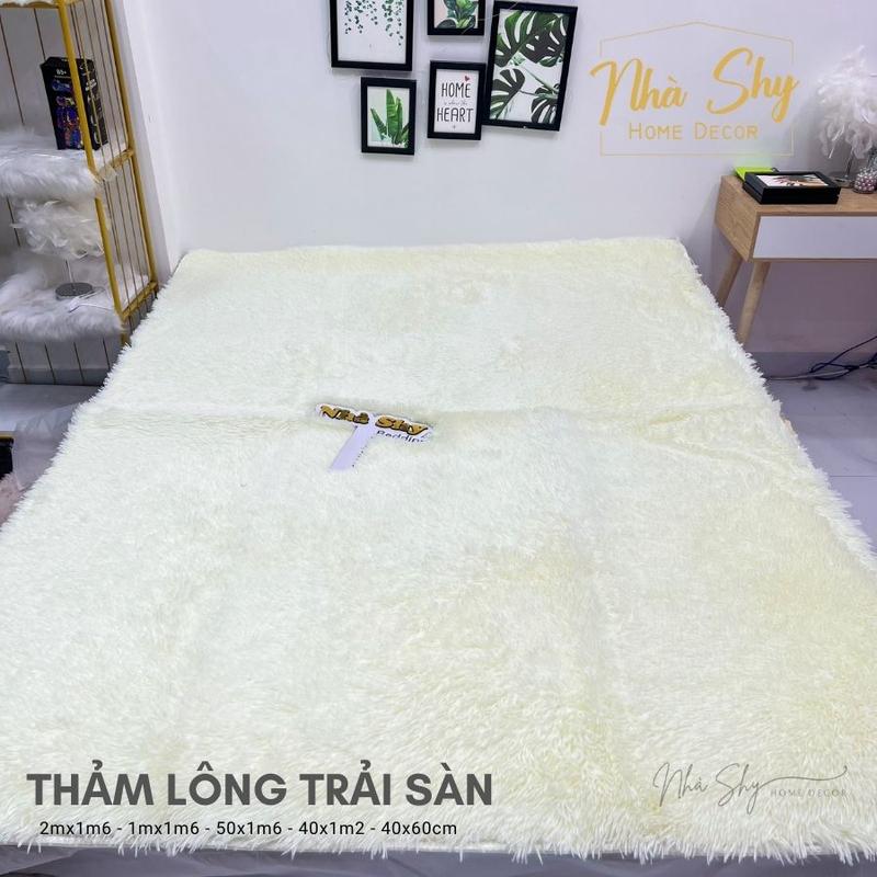 Thảm Lông Trải Sàn Trang Trí Nhà Cửa Phòng Khách Cao Cấp