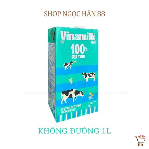 Sữa Tươi Tiệt Trùng Vinamilk 1 Lít Có đường/Ít đường/Không đường