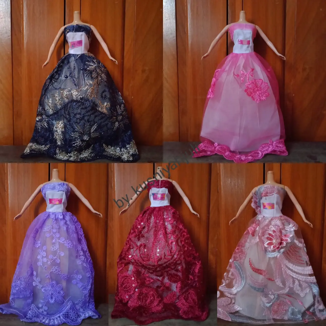 BAJU BARBIE // BAJU PESTA BARBIE // BAJU BONEKA BARBIE TERMURAH COD (BAYAR DITEMPAT)