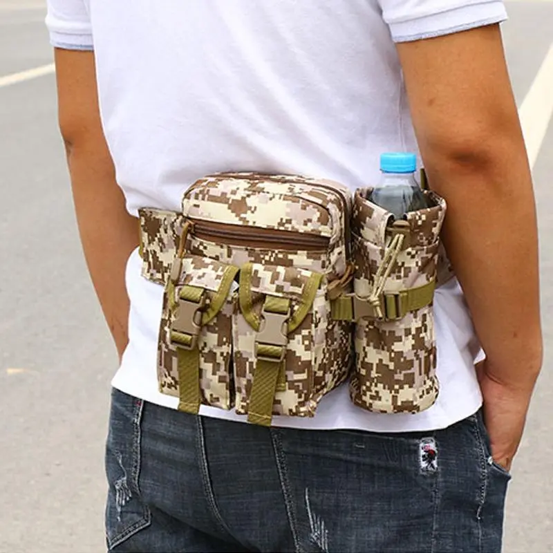Outdoor Cycling Waist Bag, Multifunctional Water Bottle Storage Bags, Zipper Belt Bag, Running Headset(1 Count) Storage Equipment, Outdoor Sports Accessories 5