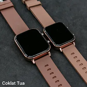 Jam Tangan Couple Wanita Pria LED Watch Digital Series Rubber / Jam Tangan LED Digital Model Kekinian Korea Besi Cowok