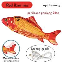 Gambar MAINAN IKAN GOYANG-GOYANG,UGET UGET MASAK-MASAKAN, KADO ANAK LUCU UNIK|GOYANG2 KOI ARWANA MAS NEMO - Red Carp dari PIKYO INDONESIA Kab. Tangerang 4 Tokopedia