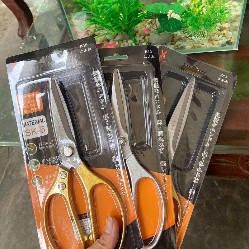 ComBo 3 cây kéo SK5 [Kéo cắt đa năng SK5 loại Xịn, Kéo Nhật SK5 Không Rỉ, Kéo Nhà Bếp Dài 20cm Siêu Tiện Lợi] keosk  5nhatban