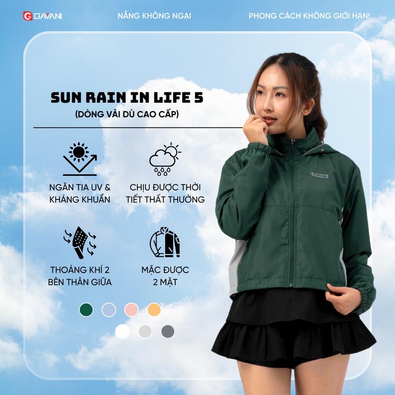 Áo khoác nữ ngăn UV và kháng khuẩn _ Gavani hoz sun, rain in life 5 Sport 1