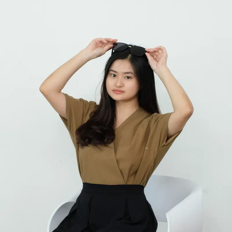 Bigjill Rebecca Atasan Wanita Top Batwing 4