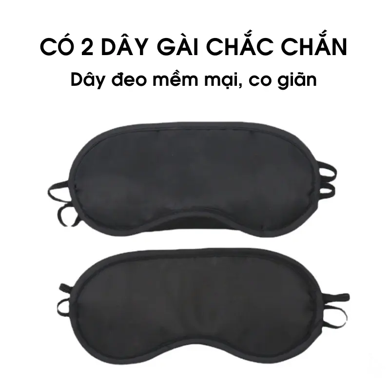 Bịt Mắt Ngủ 3D Thoáng Khí, Mềm Mại - Bịt Mắt Chống Chói, Thư Giãn Mắt Khi Ngủ 3