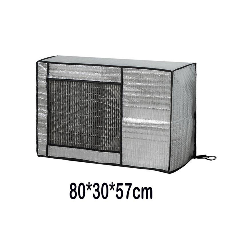 Product Introduction of Waterproof  cover Large Capacity  Coated Polyester Outdoor  cover Universal  cover for Outdoor Air-conditioning 0