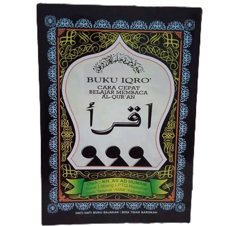 Buku Iqro Besar Cara Cepat Belajar Membaca Al Quran Uk A5 Buram Soft Cover