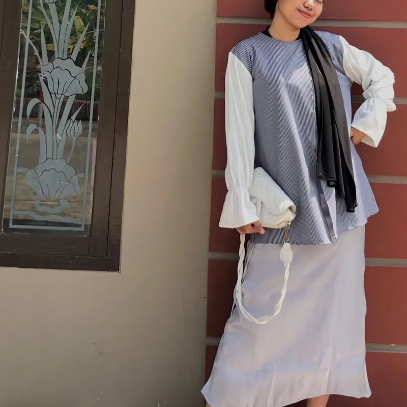 CHIKAA BLOUSE KEKINIAN BY CEKASTORE Katun 1
