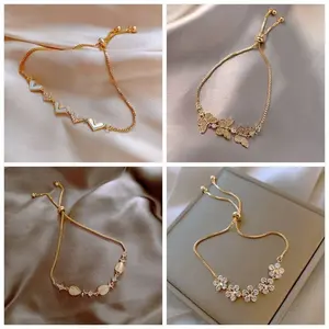 Gelang Cinta Berlian Korean Style - Desain Eksklusif untuk Tampilan Elegan & Trendi